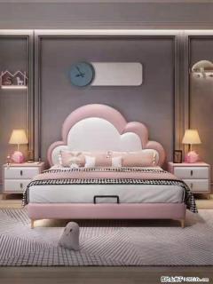 佛山大厂货，高质量仿真皮，实木床边，高密度海绵，带实木床板，全新包装，特价处理 - 酒泉28生活网 jq.28life.com